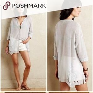 Anthropologie Button Down Top